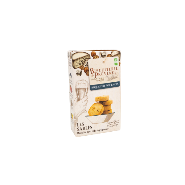 Sablés Roquefort AOP & Noix