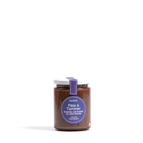 Pâte à tartiner noisette lait & éclats de crêpe dentelle